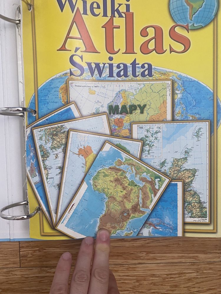 Seria Wielki atlas świata geografii oddam