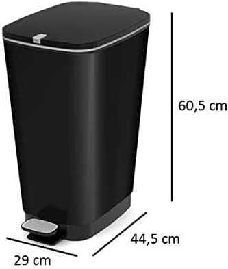 Kosz na Śmieci z Pedałem 45 L CURVER KIS, Czarny