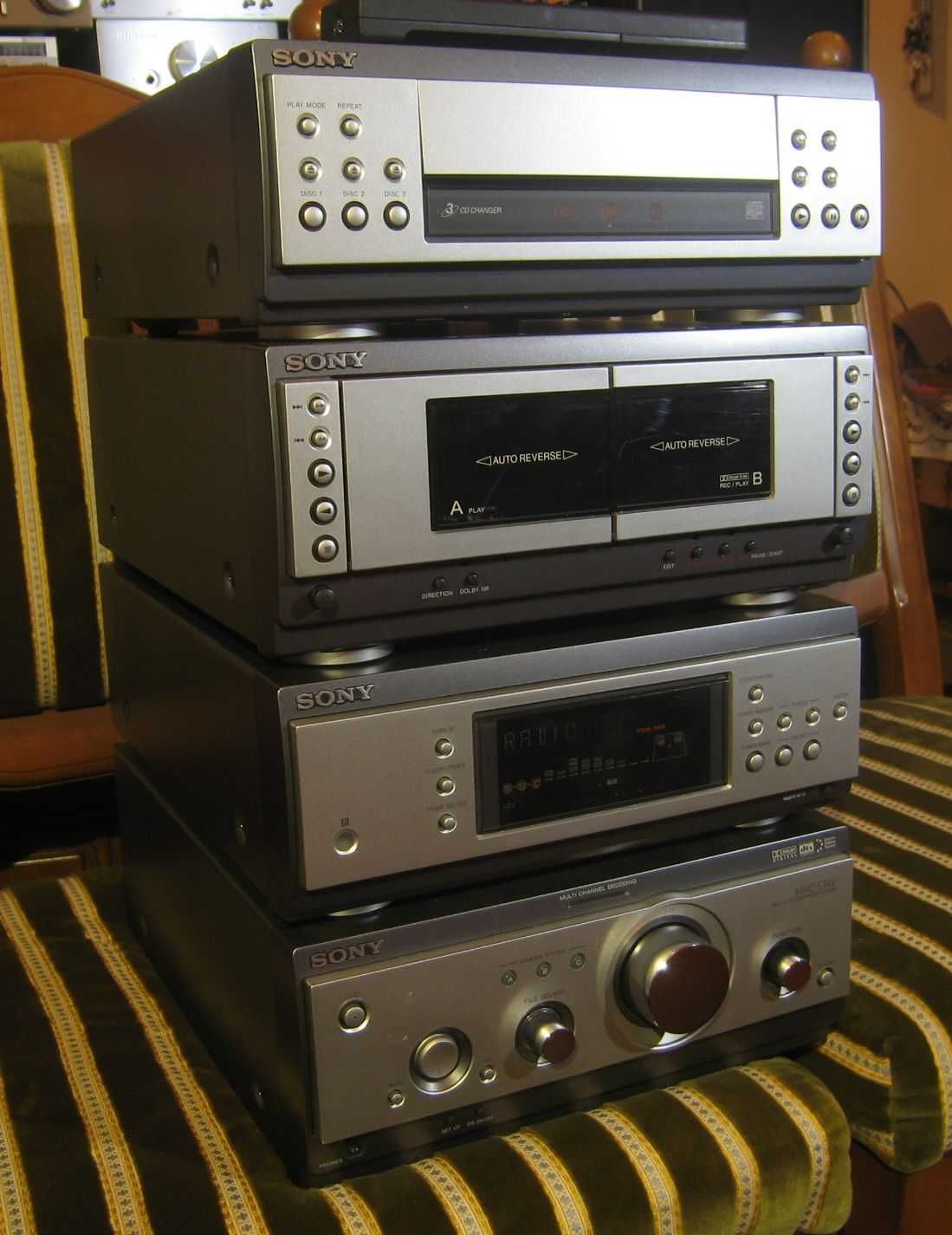 Sony MHC-S7AV + pilot znakomity zestaw HiFi wejścia Optyczne 2x95W