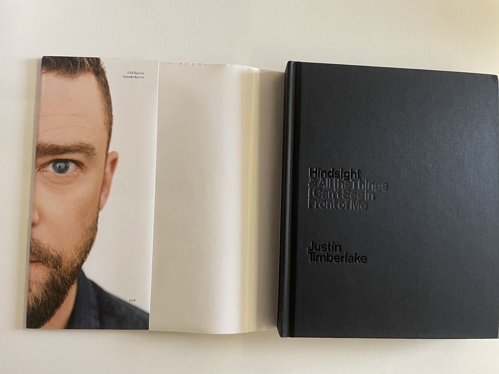 Livro Justin Timberlake Hindsight And All The Things I Can'T See In Front Of Me