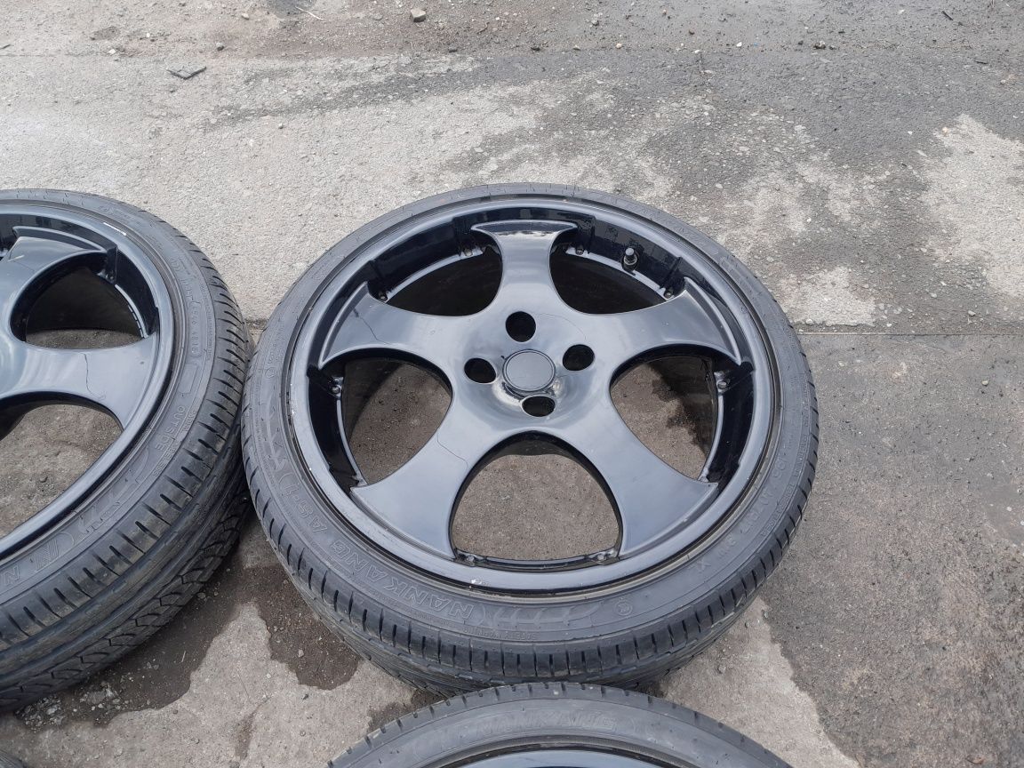 Alufelgi 17 4x100 + opony 8mm Corsa Adam Swift Clio Mazda Hyundai