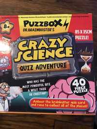 Gra karciana Puzzlebox Quiz Crazy Science