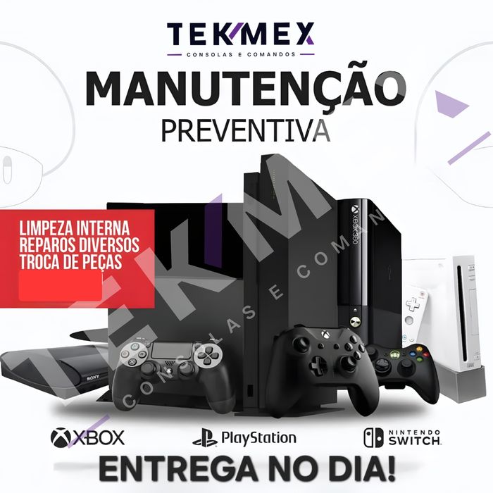 Manutenção preventiva ( limpeza ) de consolas