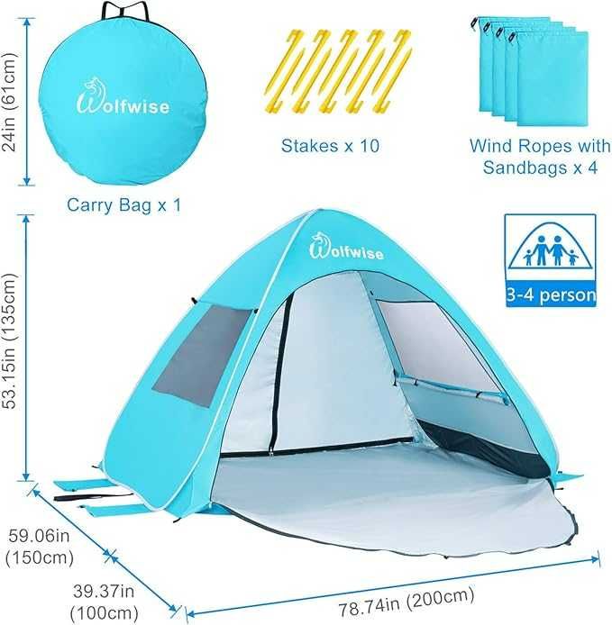 Tenda de praia para bebé