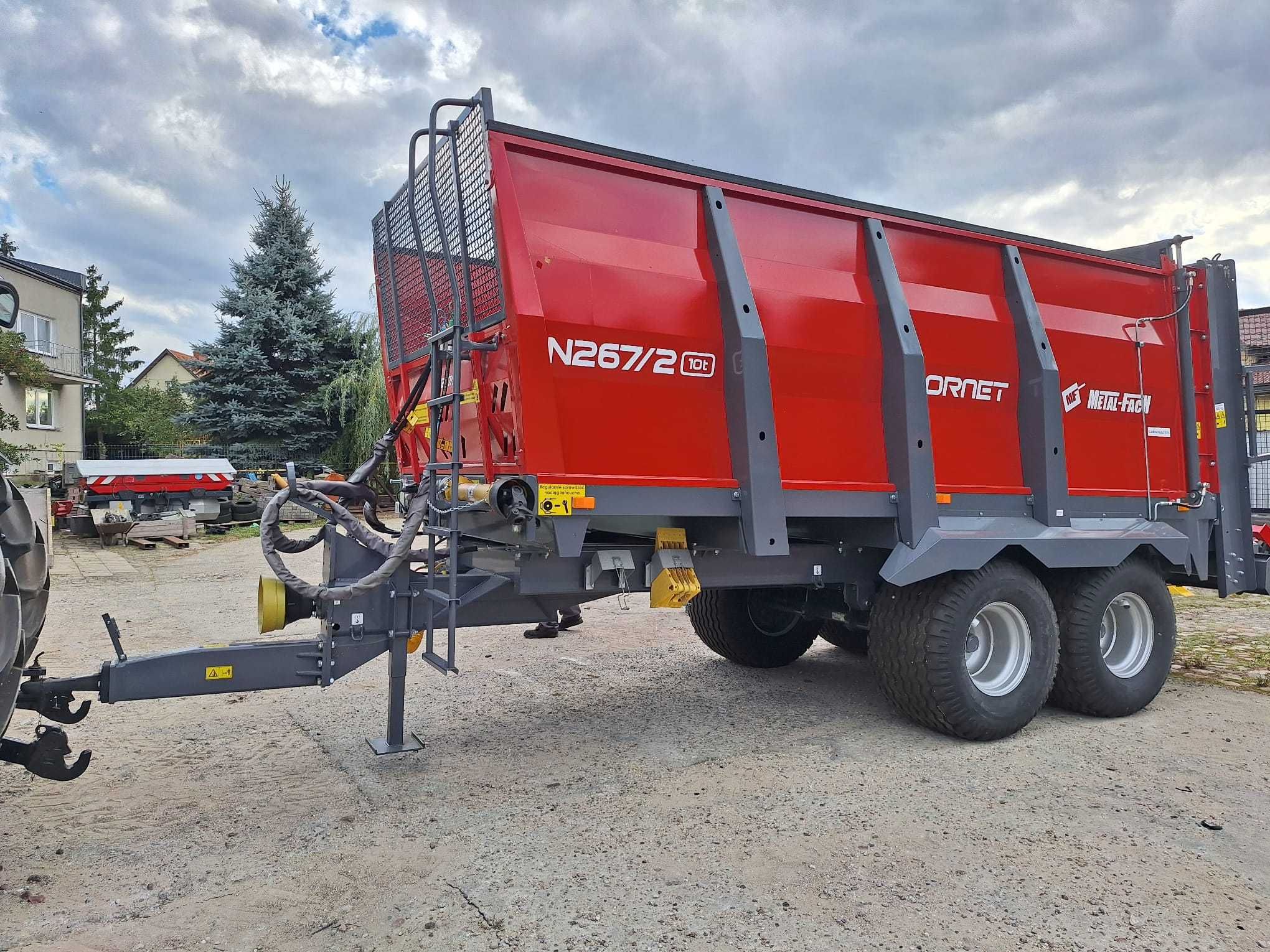 Rozrzutnik Metal-Fach HORNET N267/2 (10t), Pionowy 2 walcowy. Nowy