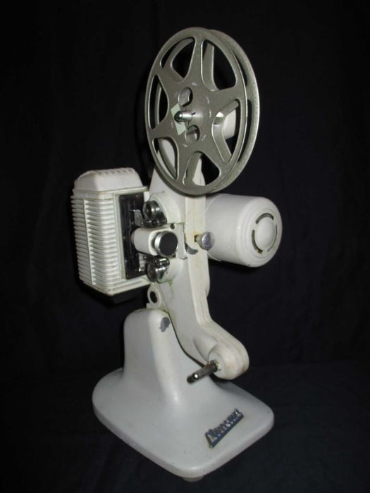Projector de filmes 8 mm Cirse Missouri 1957 com caixa