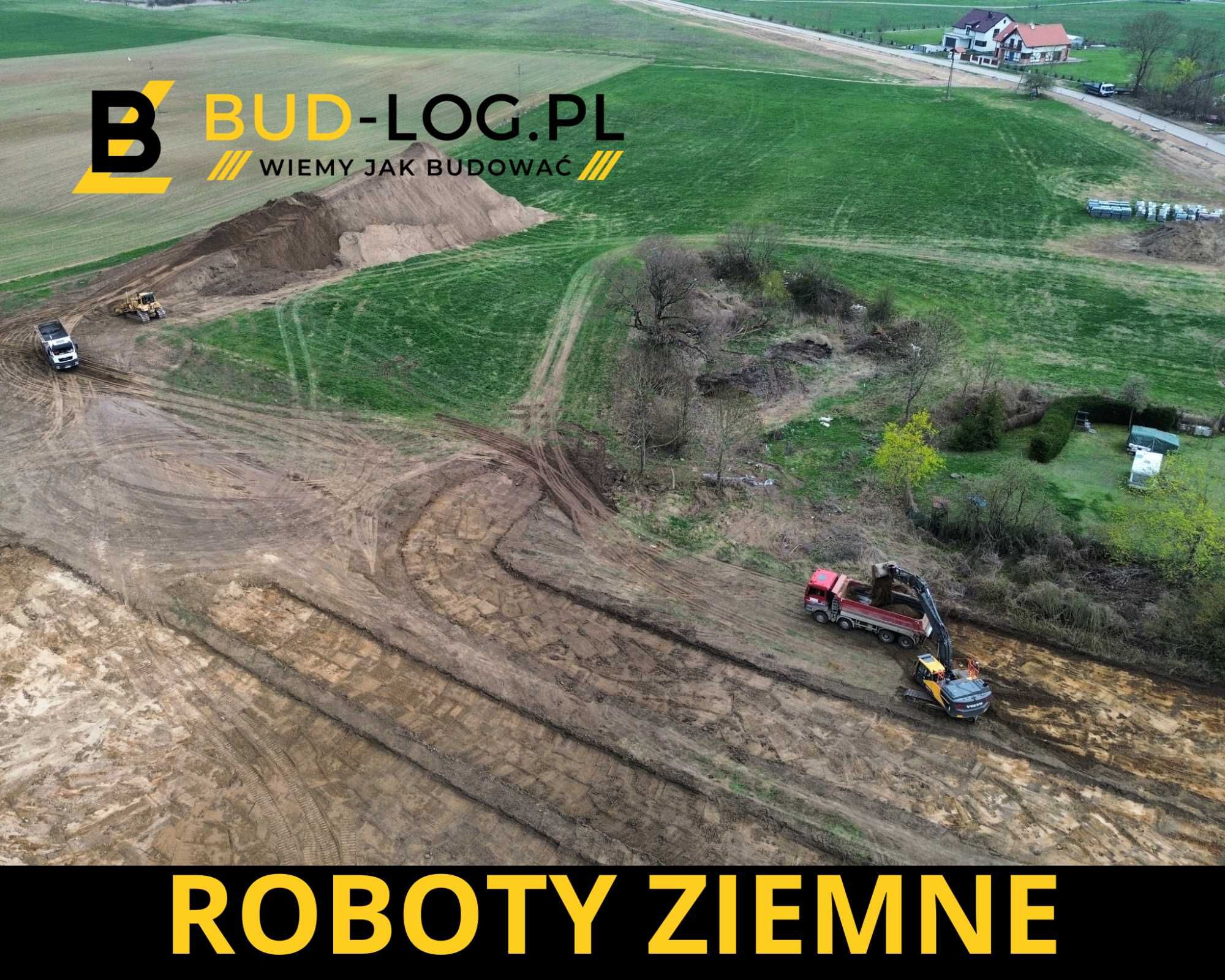 Roboty ziemne, wykopy, nasypy, wymiany, niwelacja