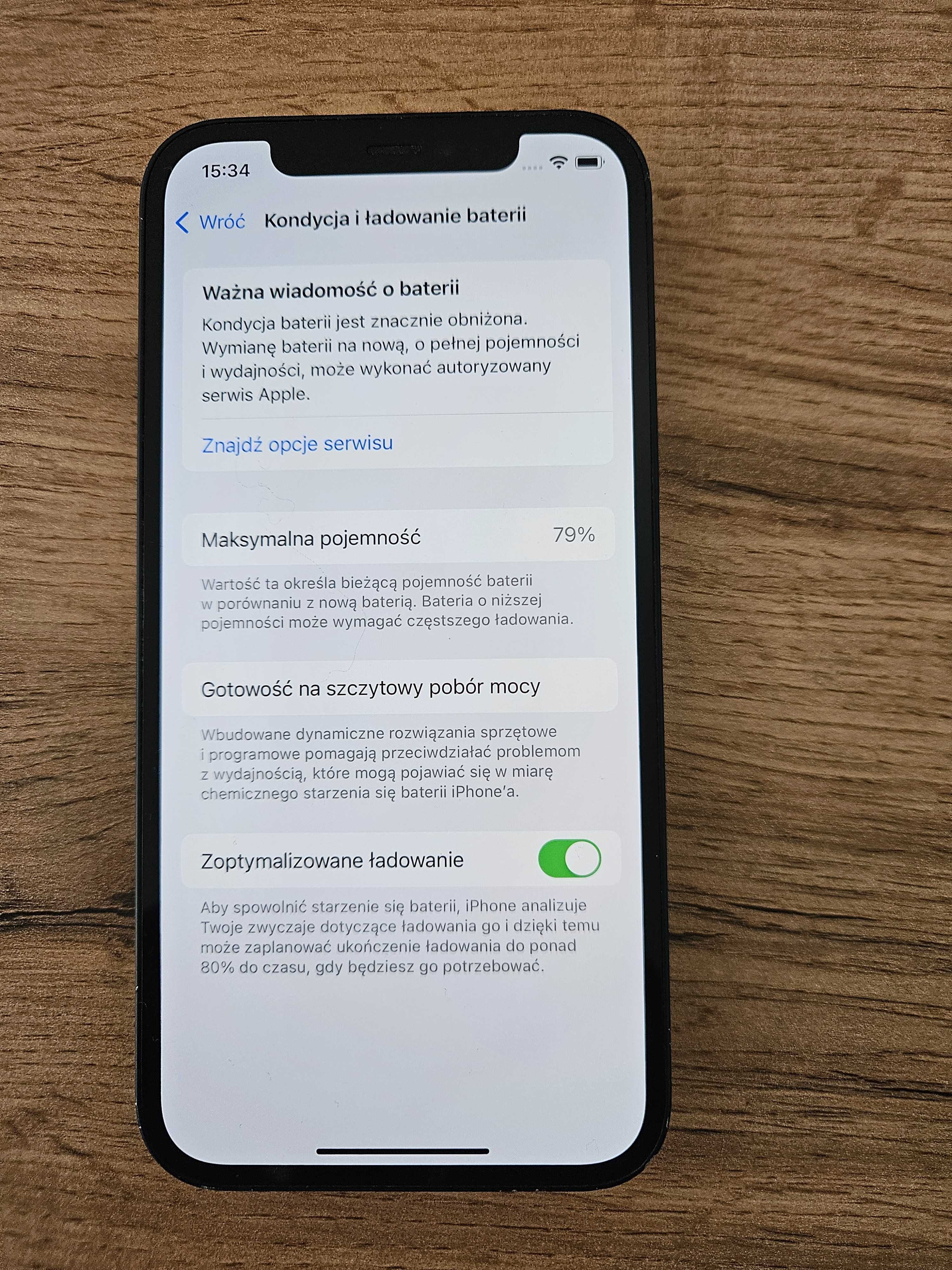 iPhone 12, Black, 128GB, SDB, 79% Baterii