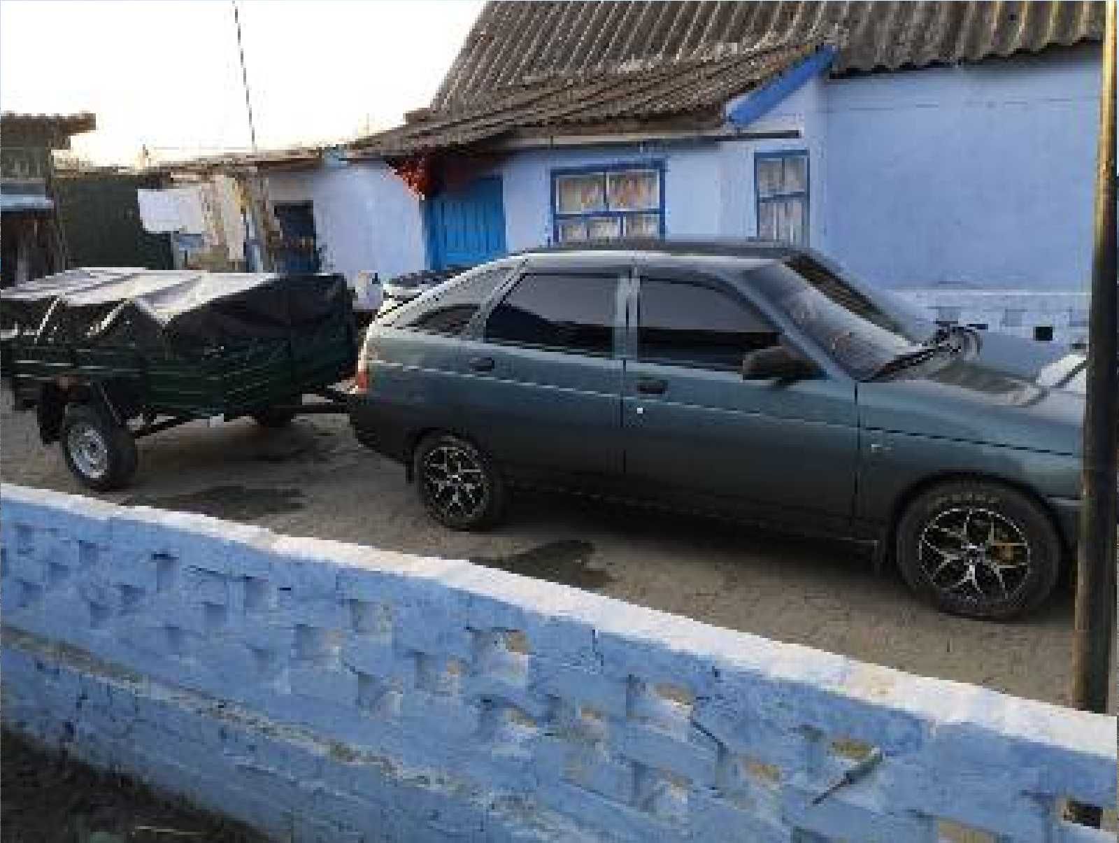 Прицеп легковой двух метровый с высоким бортом 450 и Люкс тентом Акция