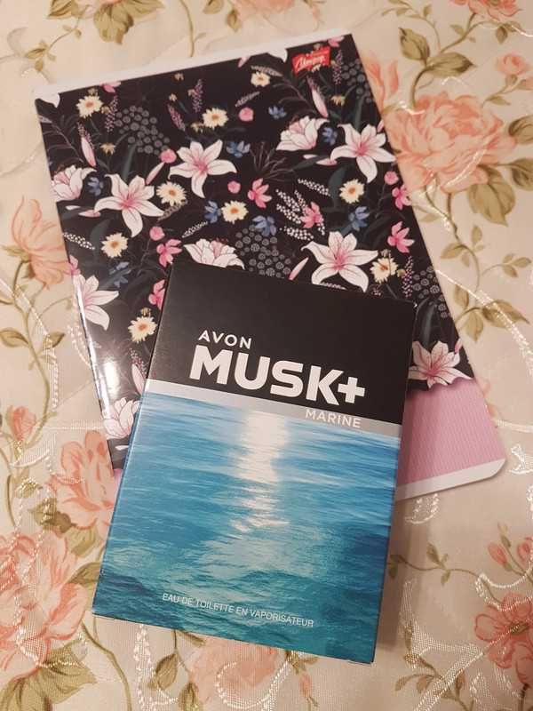 Perfumy męskie Musk Marine Avon nowy prezent szybka wysyłka.