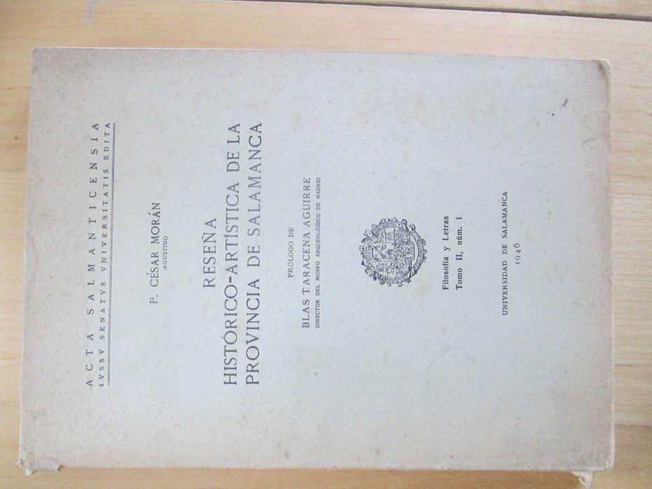 Reseña histórico-artística de la provincia de Salamanca, César Morán