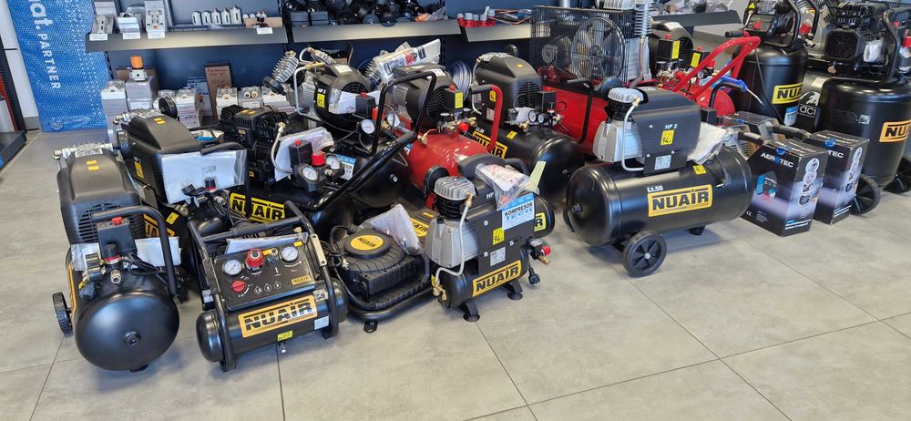 Kompresor tłokowy NU AIR 3KM, 2,2kW , 200L, 390L/min ,230 V NOWY