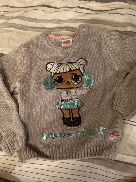 Bluza L.o.L z primark londyn , uzyta kilka razy , stan bdb, 110cm