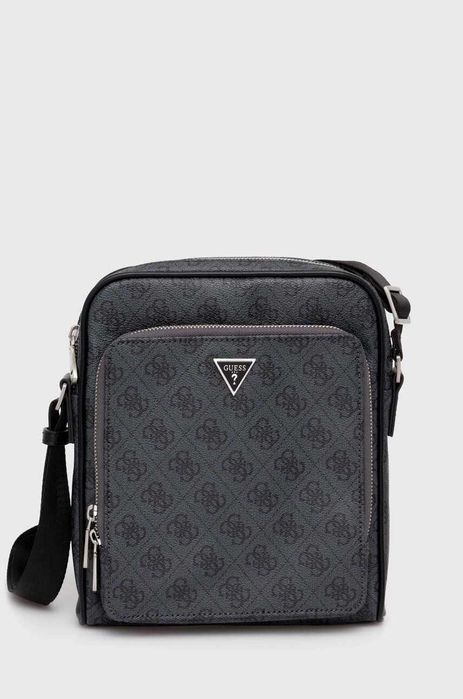 100% ОРИГИНАЛ Guess Milano серая мужская сумка