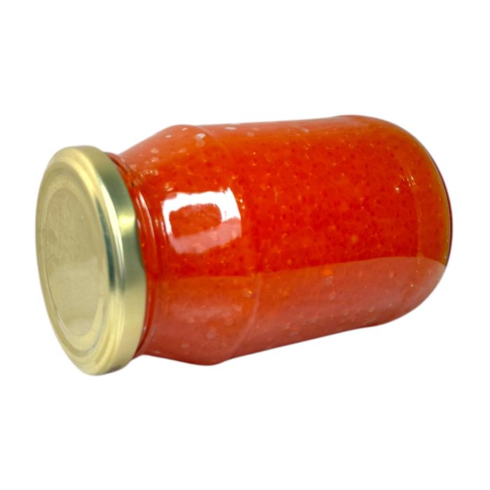 Икра красная лососевая (имитация) "Рыбанов" 440 грамм (Стекло+крышка)