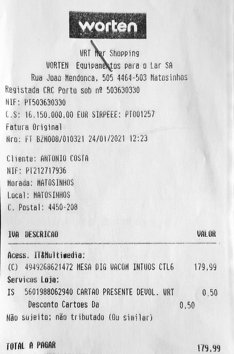 Mesa Digitalizadora - Wacom Intuos M - Black - CTL-6100WL