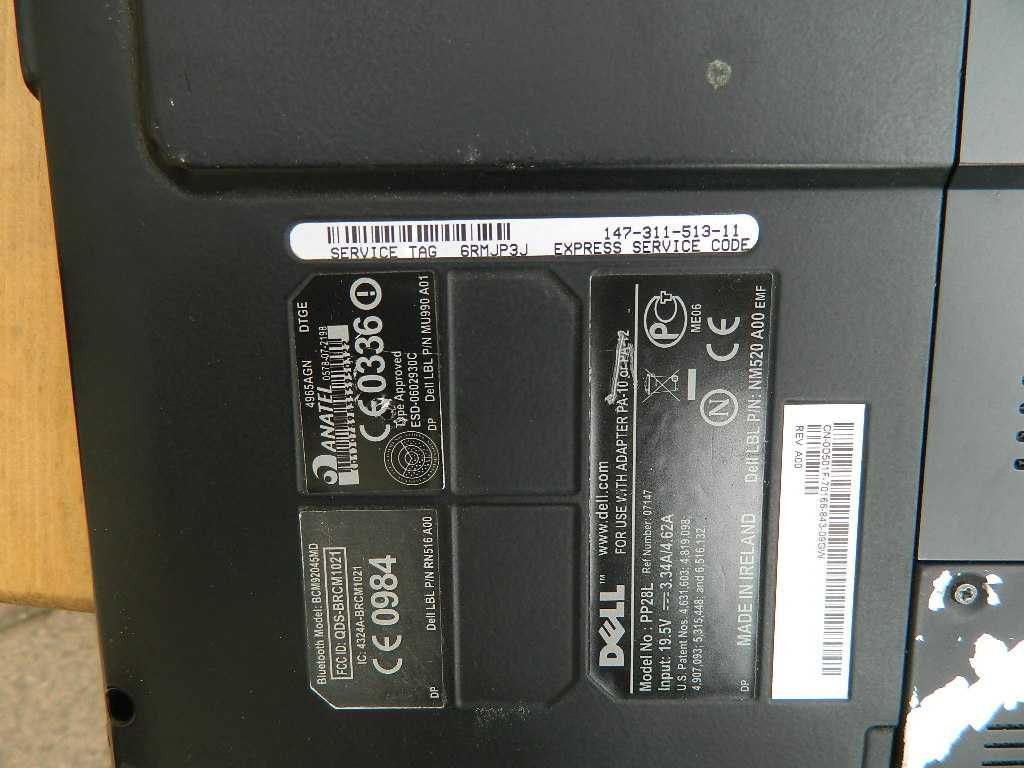 podzespoły dell xps m1530 brak dysku i uszkodzona karta graficzna