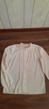 Белая нарядная блузка размер 44 фирмы ICHI