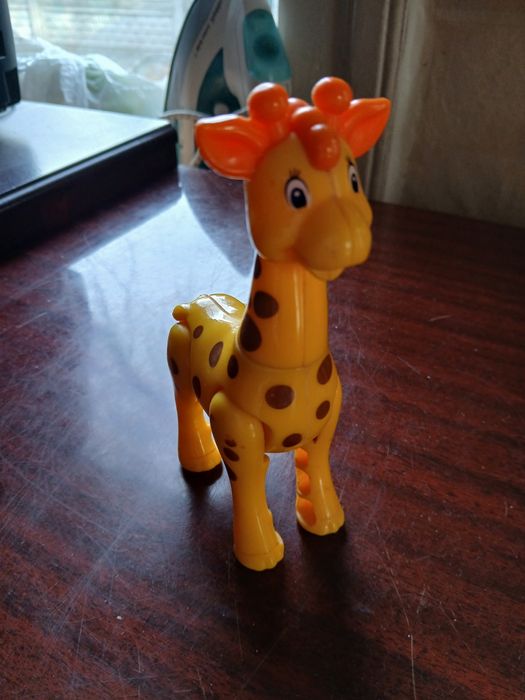 Игрушка-трещотка Kiddieland Жираф и тигр