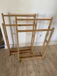 2 Toalheiros de bambu Ikea