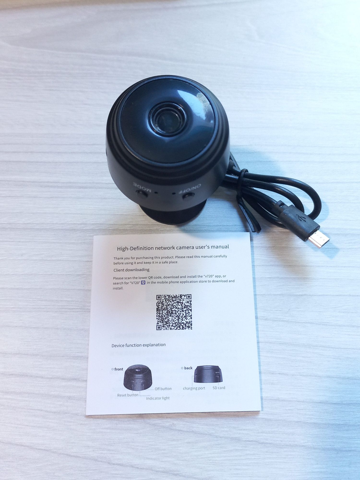 Wi-fi ip-camera 1080p с аккумулятором