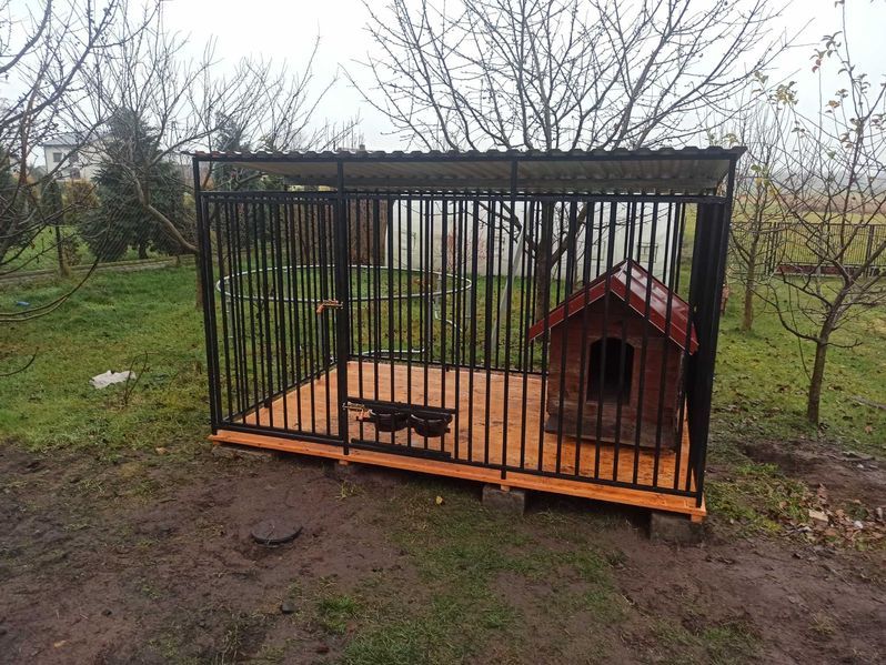 -Zagroda,klatka,dla psa 4x4-profesjonalny montaż.