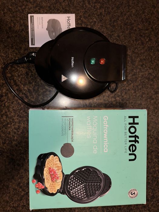 Gofrownica hoffen w bardzo dobrym stanie mała czarna