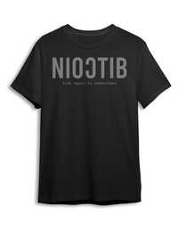T-Shirt Personalizada BITCOIN (NIOCTIB)  basica em Algodão orgânico