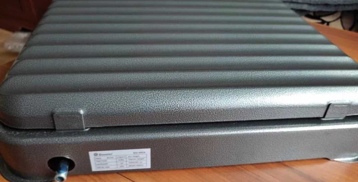 Плита газовая настольная таганок на 4 конфорки домотек 6604