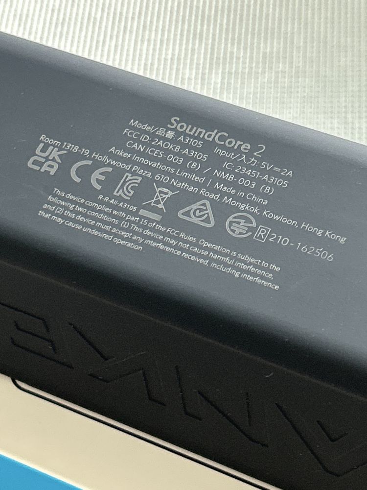 Sprzedam głośnik bluetooth Sound Core 2