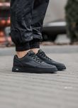 Кеди чоловічі 40-45 Classic Black Perforation / Мужские кеды черные