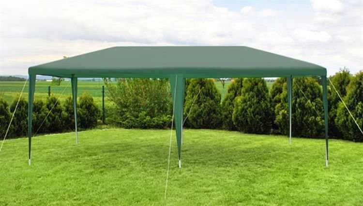 NAMIOT / PAWILON ogrodowy imprezowy 3x6m - 6 ścianek ZIELONY
