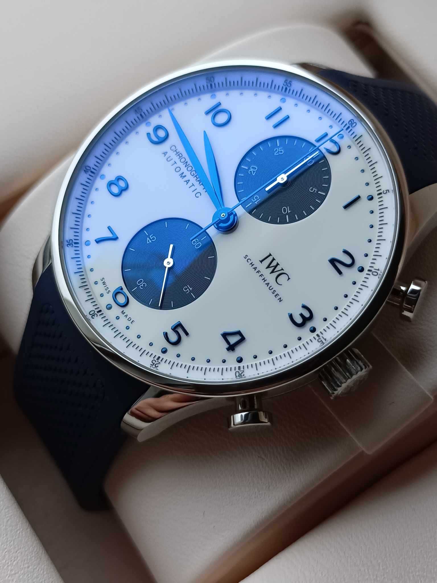 IWC Portugieser Chronograph 2023 roku / 8 lat gwarancji