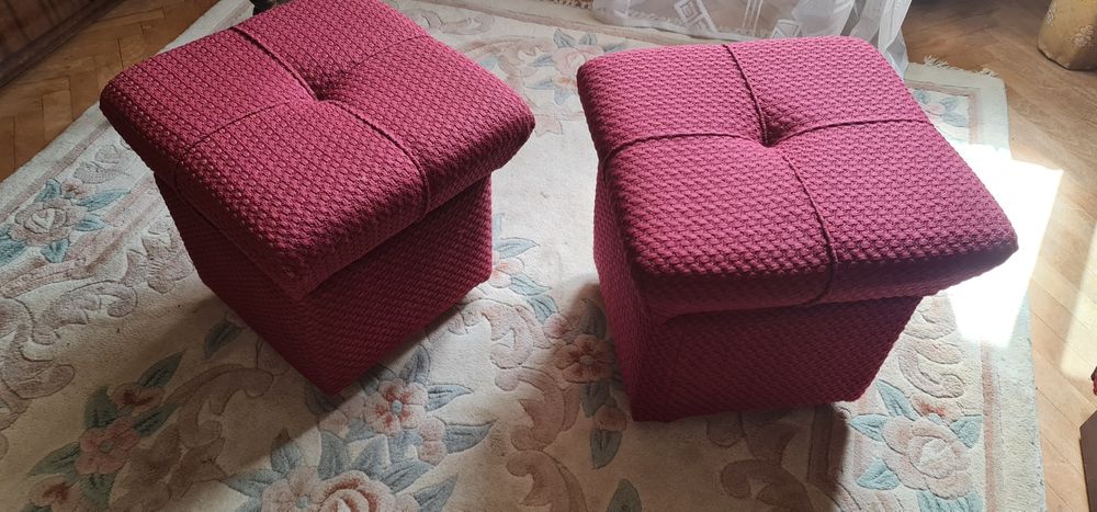 Komplet wersalka +2 fotele +2 pufy