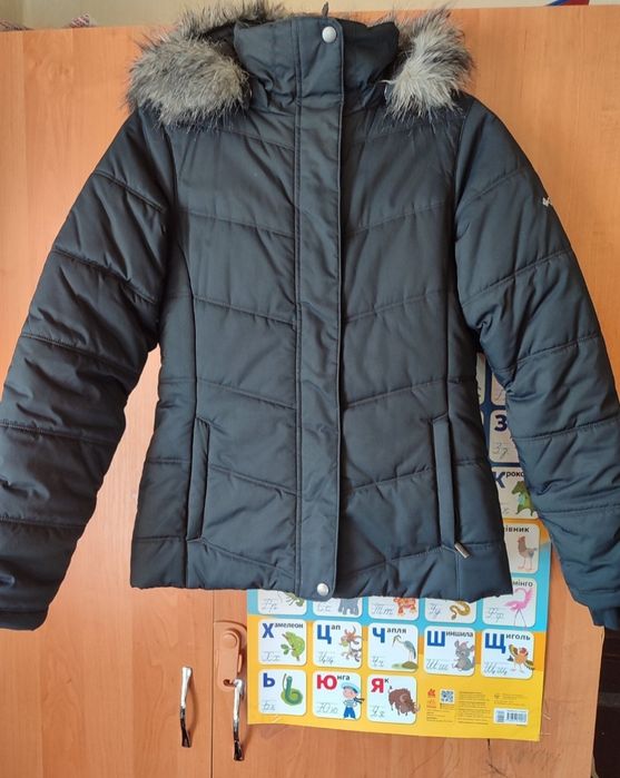 Куртка зимова на дівчинку 14-16 років Columbia S пуховик