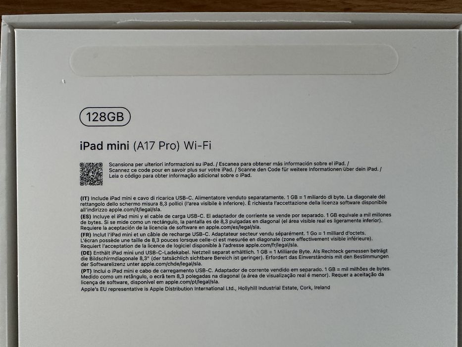 Vendo iPad Mini 128gb (A17 Pro) Wifi 2024