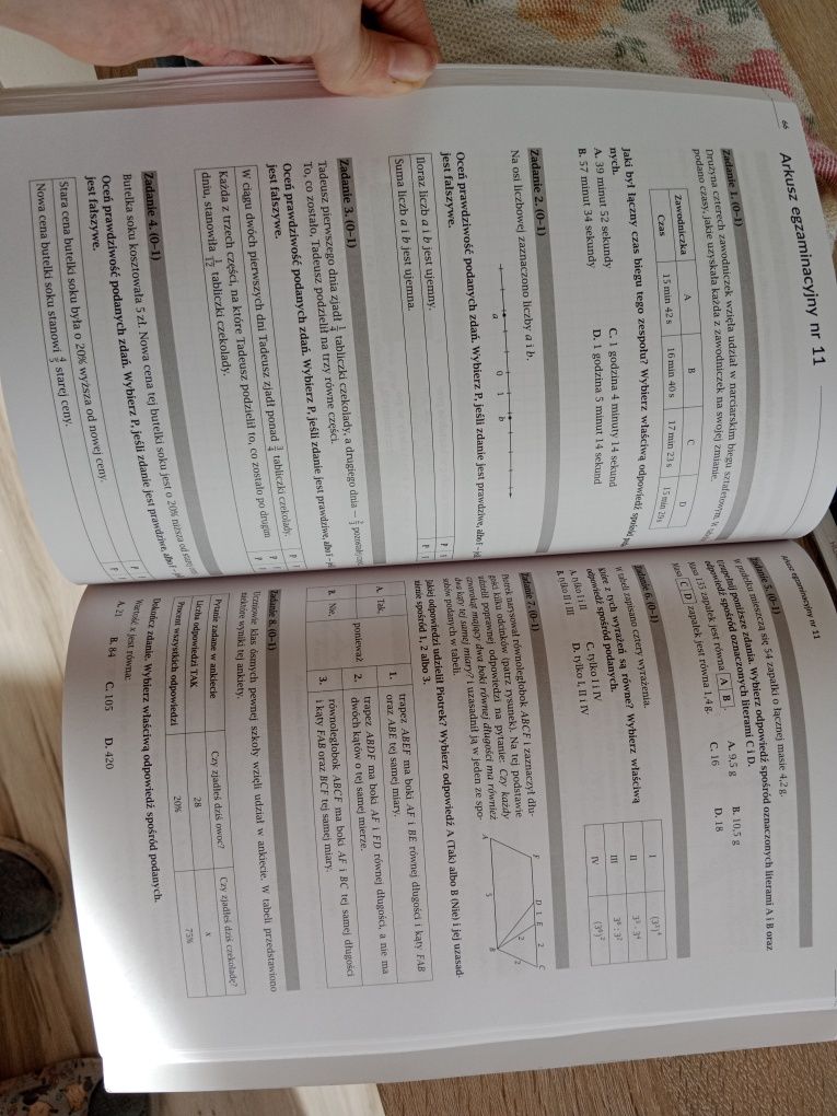 Matematyka 8 zestawy zadań przygotowanie do egzaminu