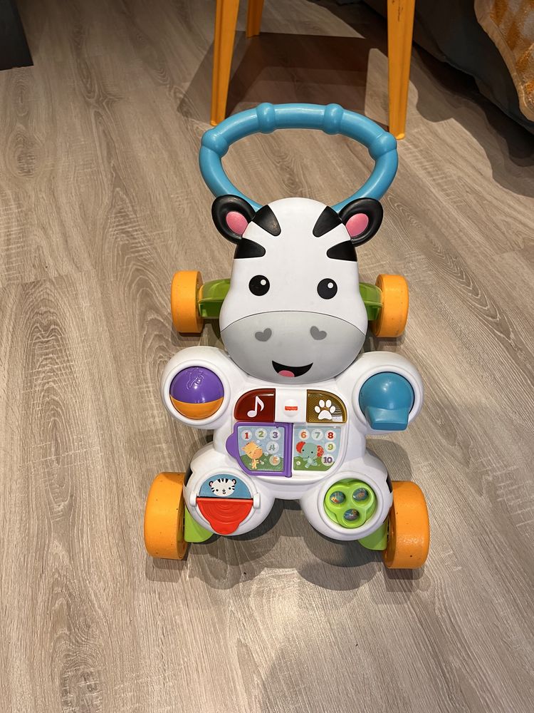 Jeździk Pchacz Chodzik Zebra Fisher Price