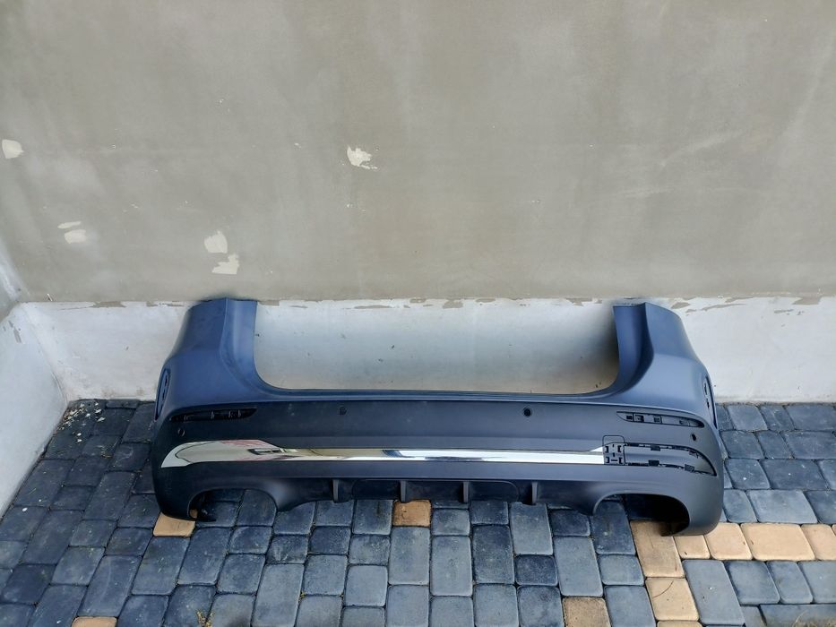 Mercedes B klasa 247 w247 AMG 18- Zderzak tył tylny spoiler chrom PDC