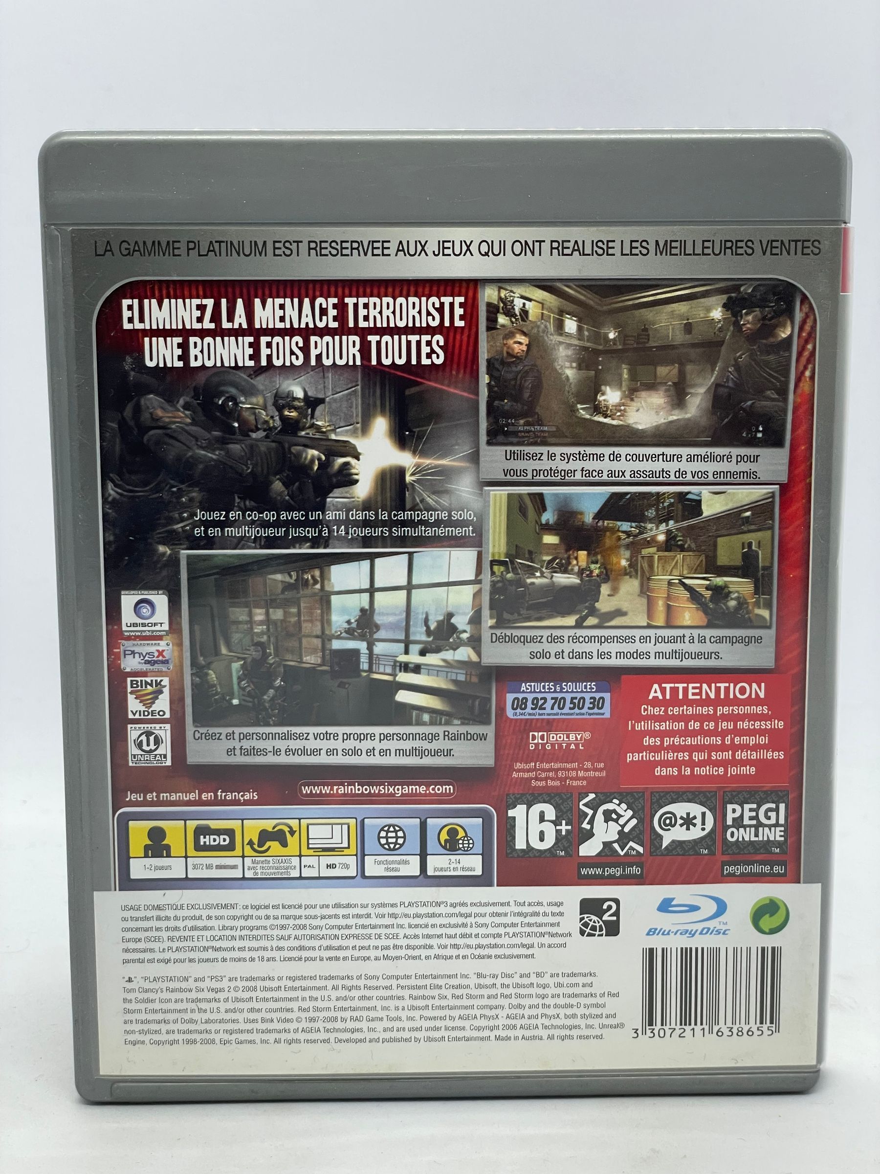 Tom Clancy's Rainbow Six Vegas 2 PS3 Po Angielsku