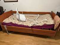 Cama articulada electrica com colchao antiescarias