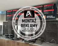 Montaż reklam Warszawa i okolice. Druk wielkoformatowy