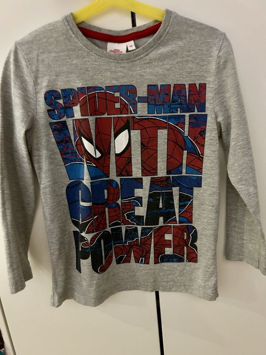 Koszulka z długim rękawem 116 spiderman