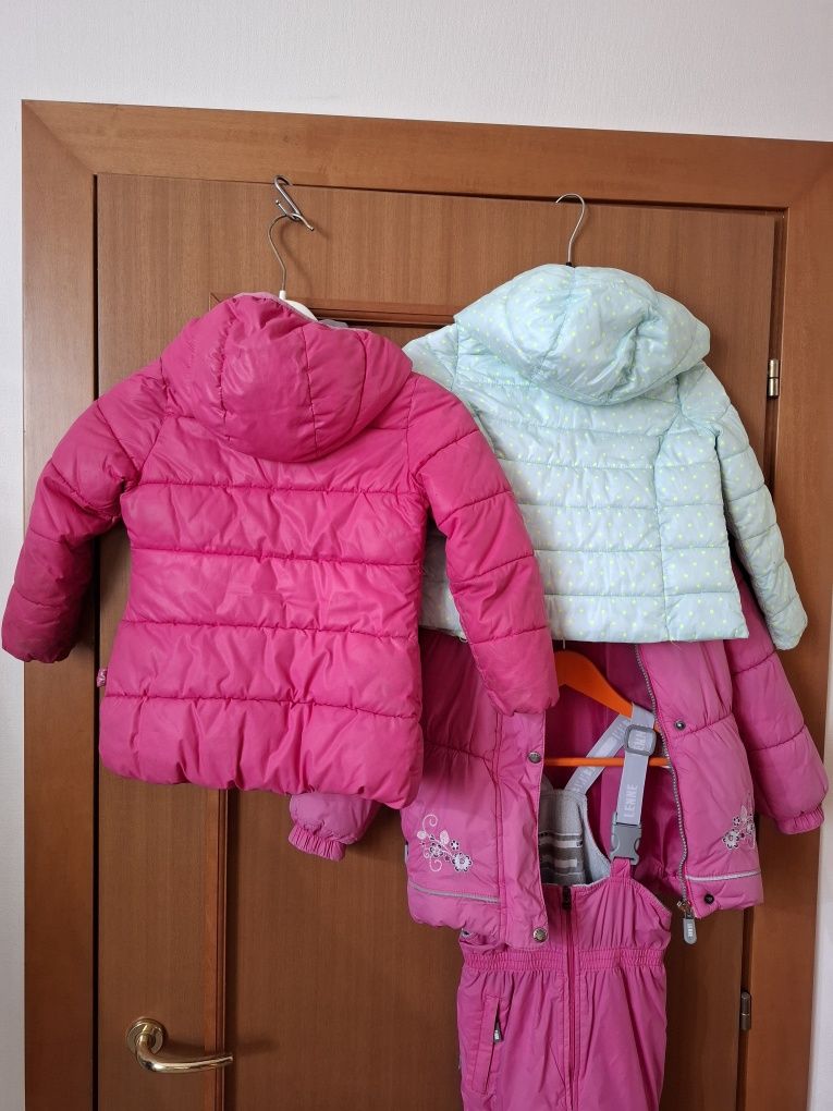 Зимняя куртка, комбинезон Lenne, сапоги, Benetton