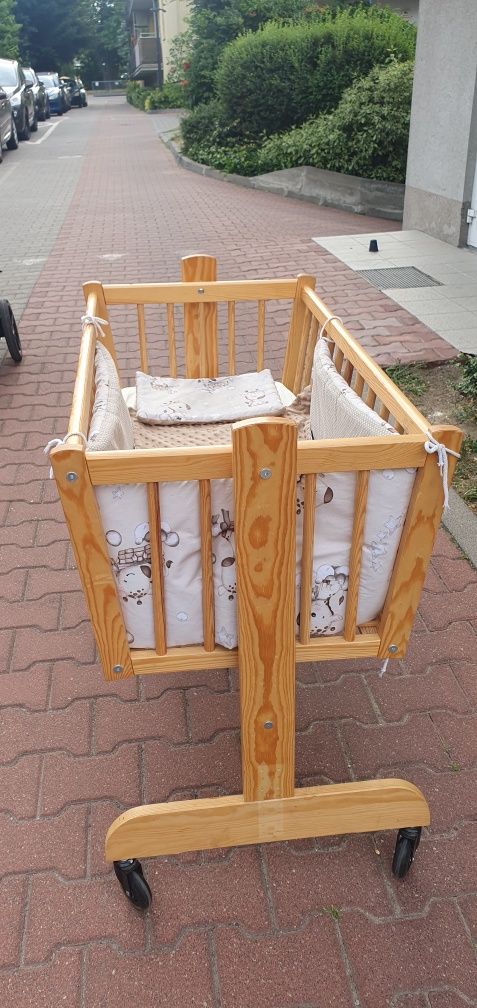 Kosz Mojżesza z kolyską ,regulowany, kólka kauczukowe