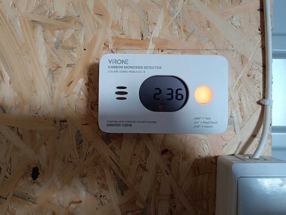 Czujnik Czadu "Tlenku Węgla" Sensor 10 lat NOWY SKUTECZNY