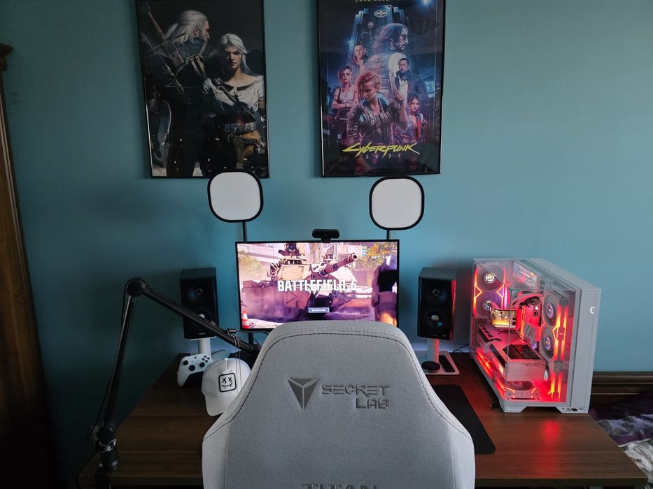 Komputer do streaming stanowisko