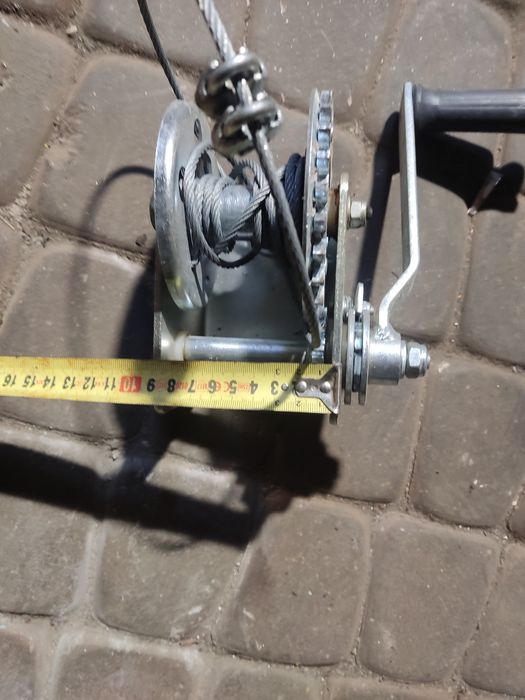 wyciągarka ręczna, korba, lina, opryskiwacz, rolnictwo, sprzęt, mechan