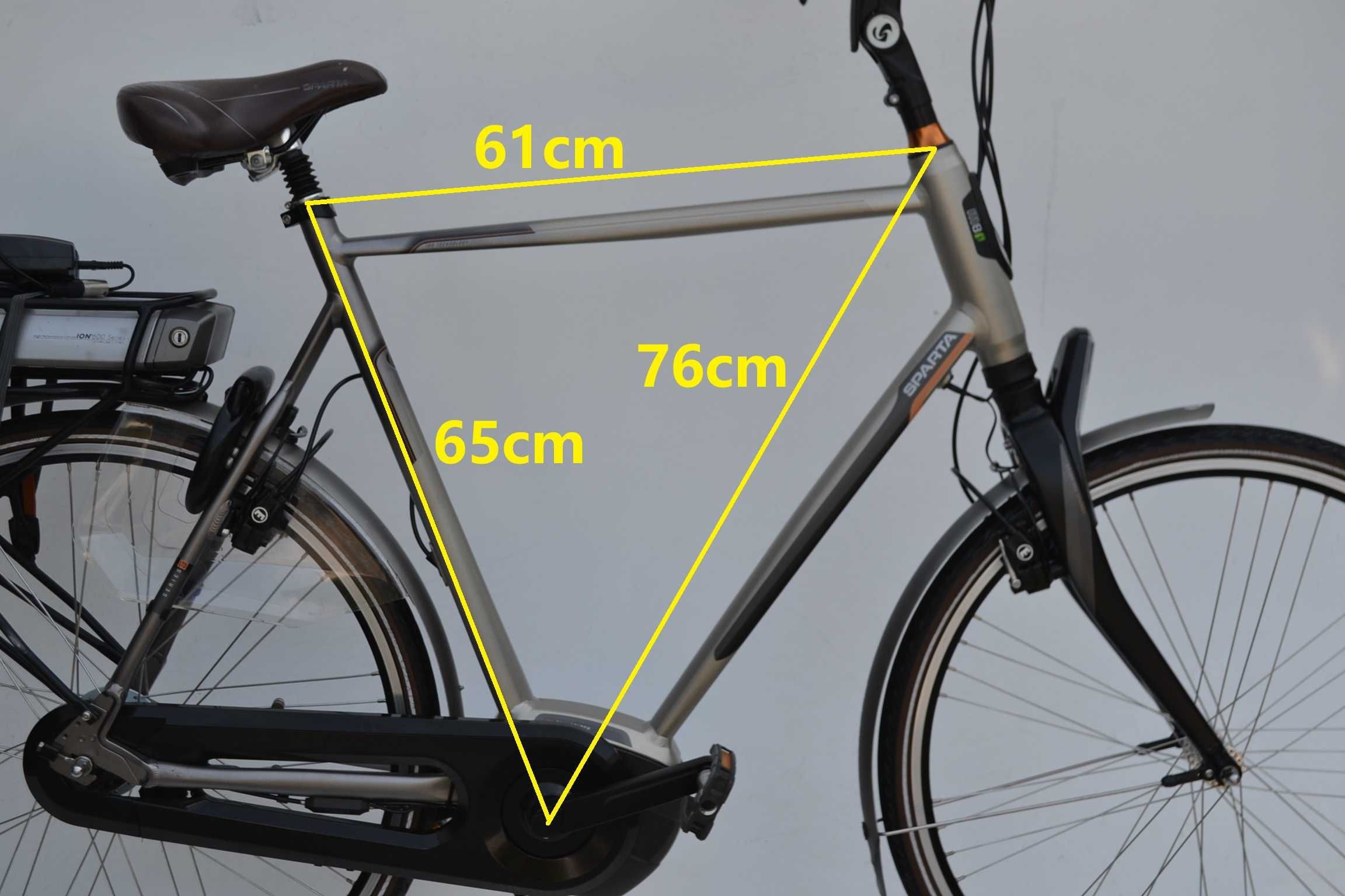 Para rowerów elektrycznych sparta M8i małe przebiegi bat 600Wh polecam