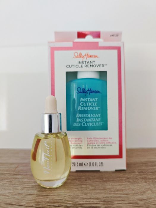 Neonail Olejek do nawilżania skórek i Sally Hansen Remover do usuwania